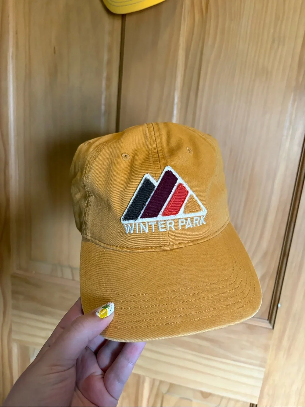 Winter Park Mustard Yellow Baseball Cap